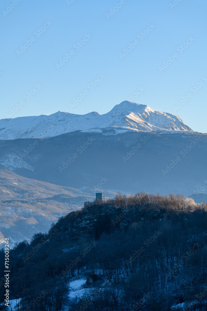 Veduta del Monte Cusna, Appennino Reggiano