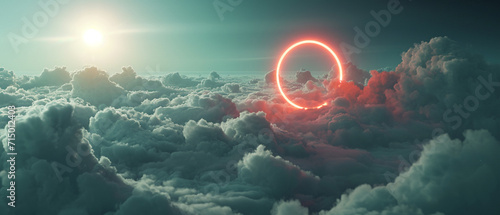 3d render of a heart shaped like symbol