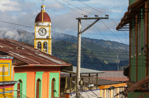 Colonial village in Colombia