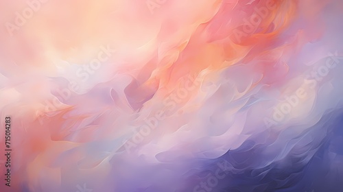 Sunset hues of coral and lavender collide, forming a breathtaking abstract background that radiates warmth and beauty