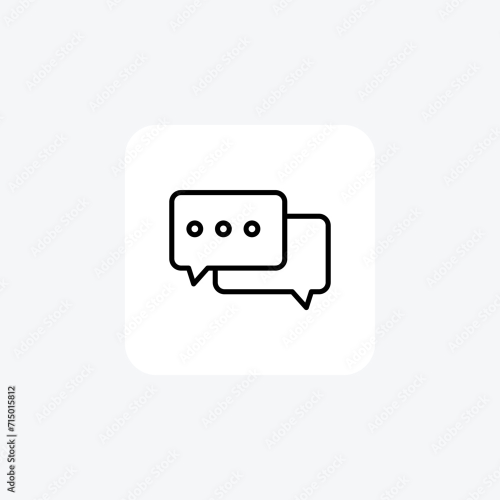 Messages black outline icon , vector, pixel perfect, illustrator file Messages black outline icon , vector, pixel perfect, illustrator file