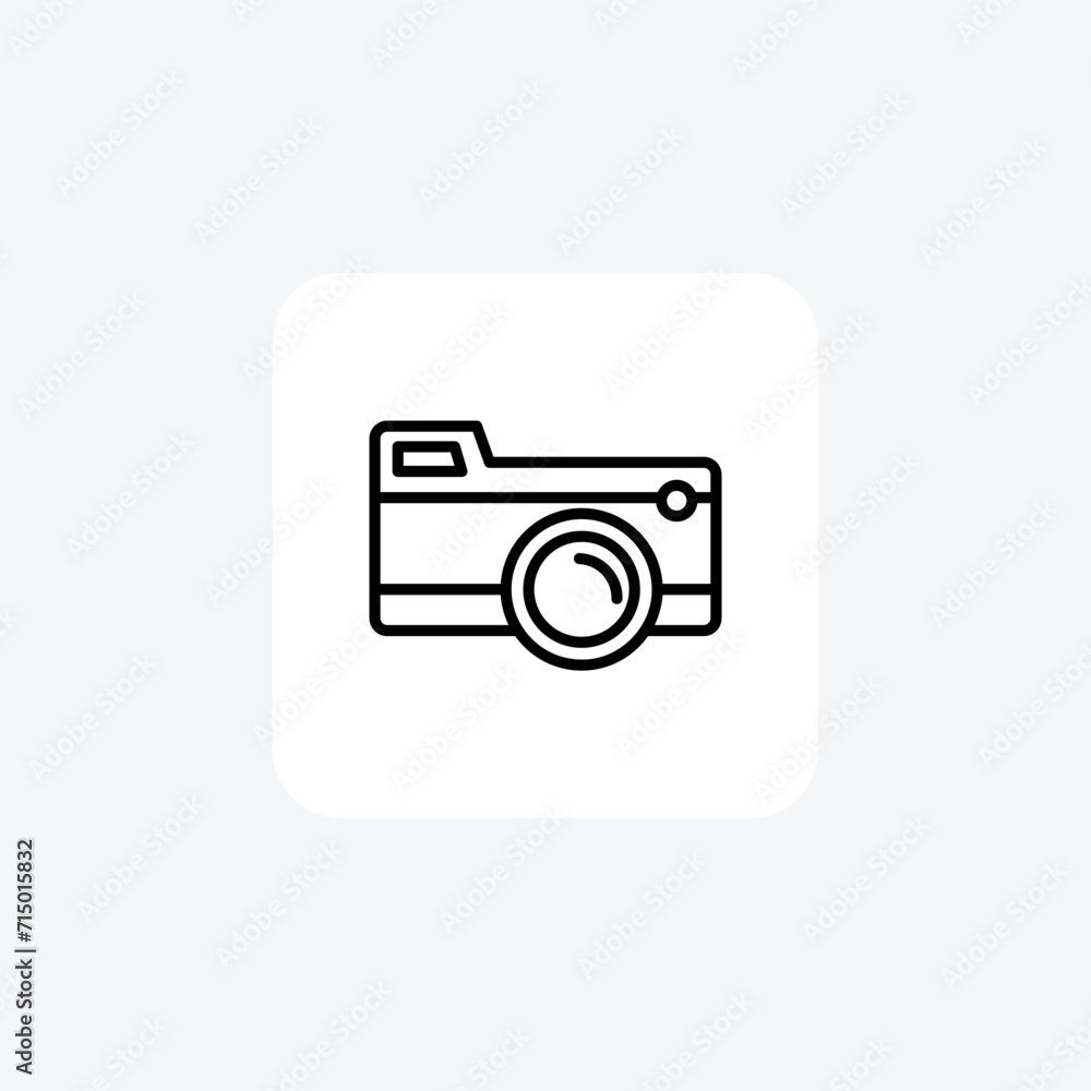 Camera black outline icon , vector, pixel perfect, illustrator file Camera black outline icon , vector, pixel perfect, illustrator file