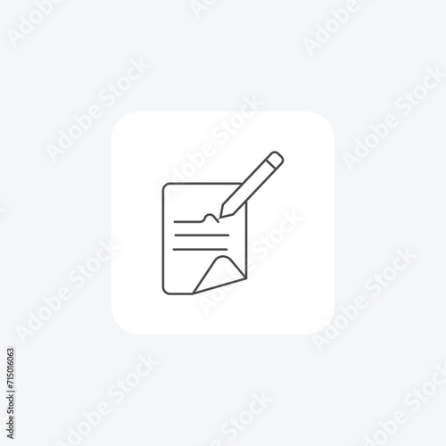 Books grey thin line icon , vector, pixel perfect, illustrator file