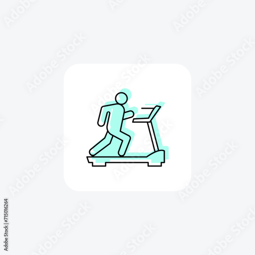 Ride Sharing color shadow line icon , vector, pixel perfect, illustrator file
