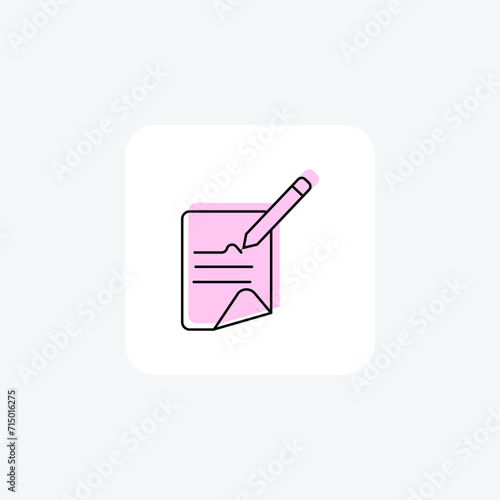 Books color shadow line icon , vector, pixel perfect, illustrator file