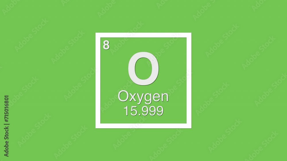 8 simple oxygen o white element graphic of the periodic table on chroma green screen background 8 simple oxygen o white element graphic of the periodic table on chroma green screen background