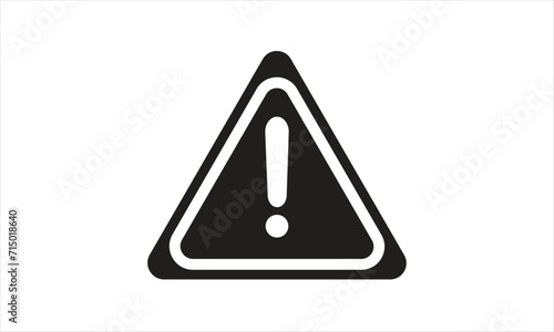black danger sign in the art board