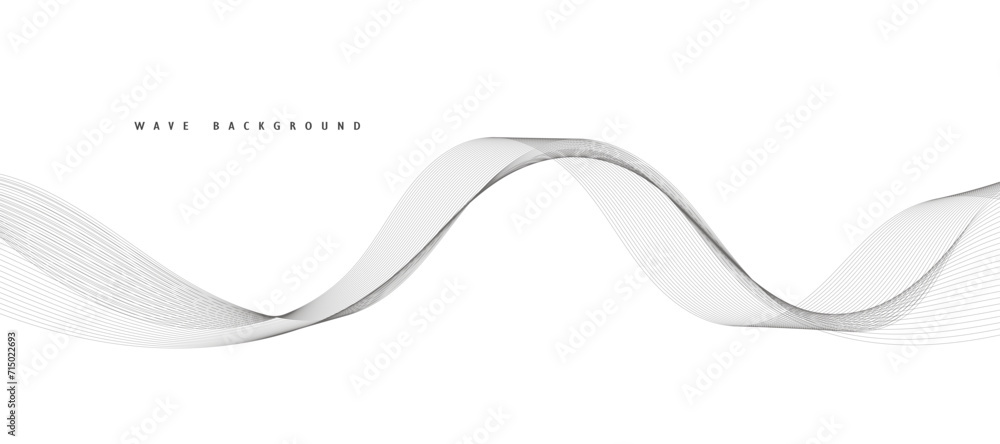 Abstract wave element for design. Digital frequency track equalizer. Stylized line art background. Vector illustration. Wave with lines created using blend tool. Curved wavy line, smooth stripe. Abstract wave element for design. Digital frequency track equalizer. Stylized line art background. Vector illustration. Wave with lines created using blend tool. Curved wavy line, smooth stripe.