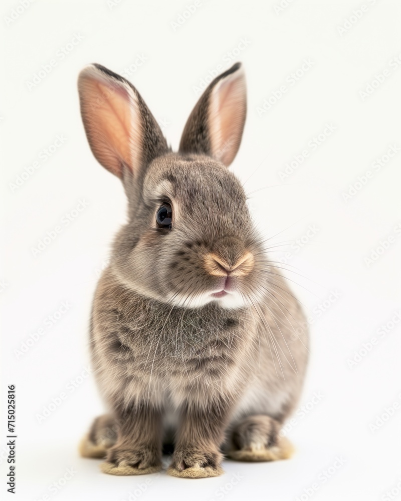 Cute easter bunny isolated on white background Cute easter bunny isolated on white background