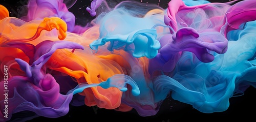 A breathtaking explosion of liquid color captured in high definition, showcasing the dynamic beauty of fluid flow in an abstract setting