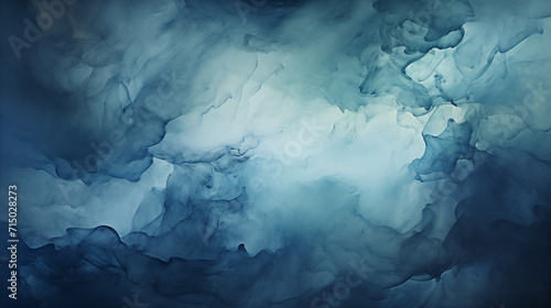 A dynamic abstract watercolor background with varying shades of blue