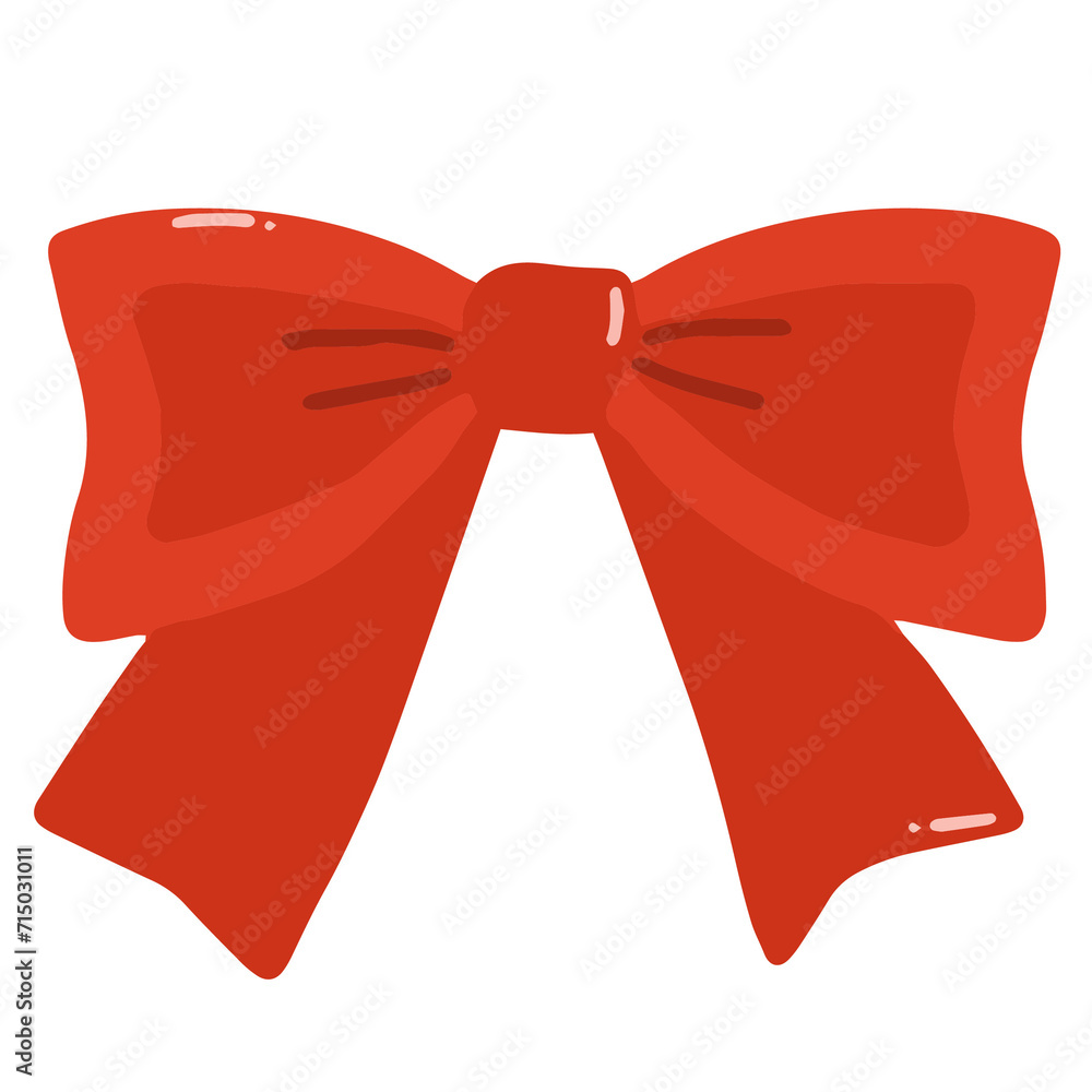 one red ribbon bow illustration one red ribbon bow illustration