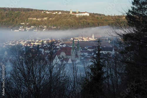 Nebelschwaden über Beilngries
