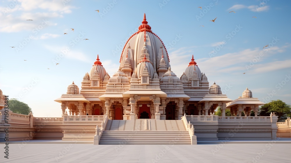 shri Ram Mandir Temple in Ayodhya,birth place Lord Rama, 22nd January