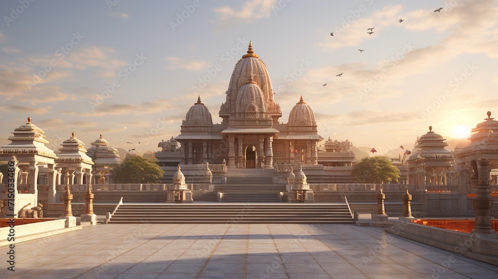 shri Ram Mandir Temple in Ayodhya,birth place Lord Rama, 22nd January
