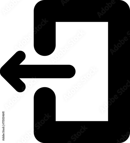 Logout button