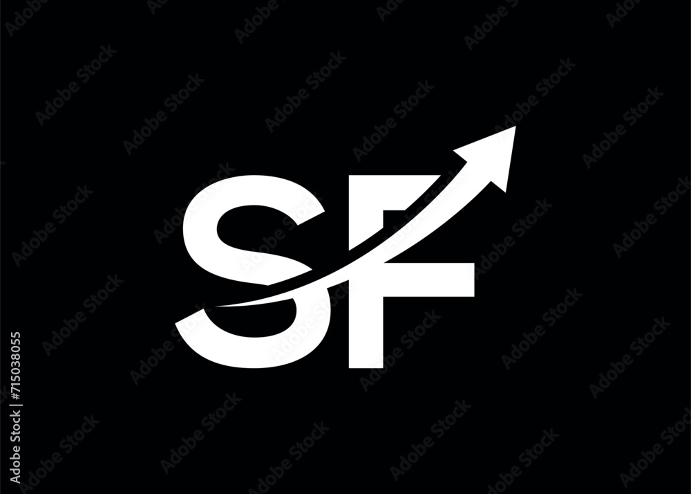 simple minimal letter SF arrow logo
simple minimal letter SF arrow logo