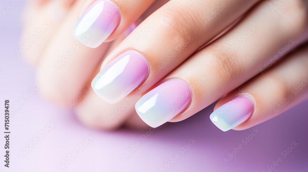A Close-Up of Fashionable Fingernails A Close-Up of Fashionable Fingernails