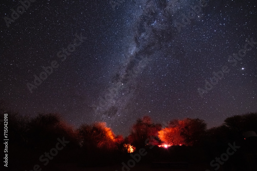 Vía Láctea en el Hemisferio Sur, San Pedro de Atacama, Chile photo