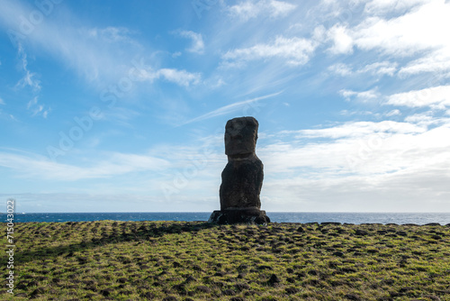 Monai de Hanga Roa, Rapa Nui, Isla de Pascua photo