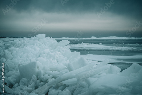 Ice tsunami in Hel Peninsula