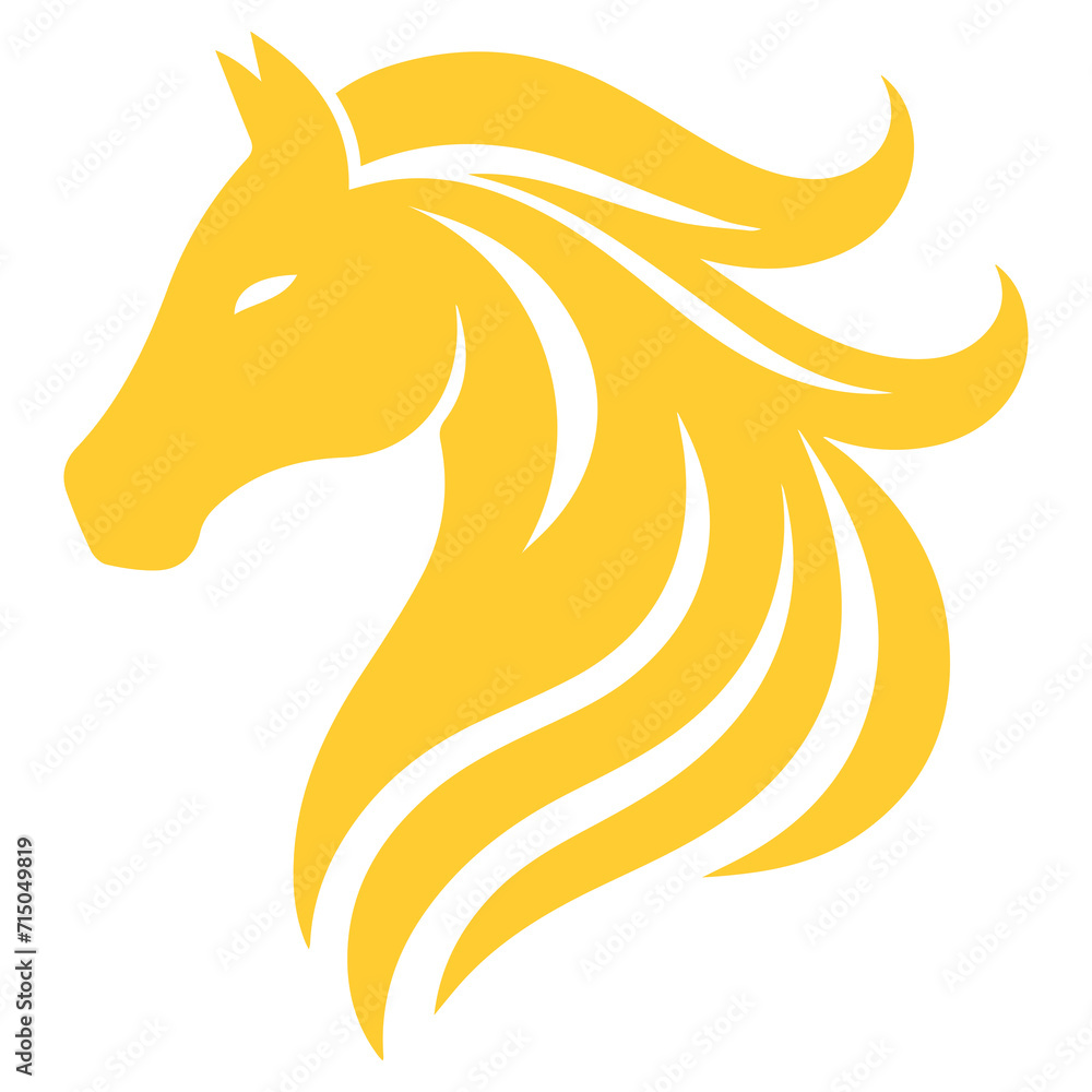 Horse shape illustration art icon background removed Horse shape illustration art icon background removed
