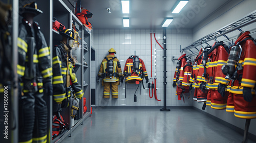 In the heart of readiness, the firefighter room is a hub of preparedness. Gear, tools, and camaraderie converge, ensuring swift response and protection in the face of emergencies