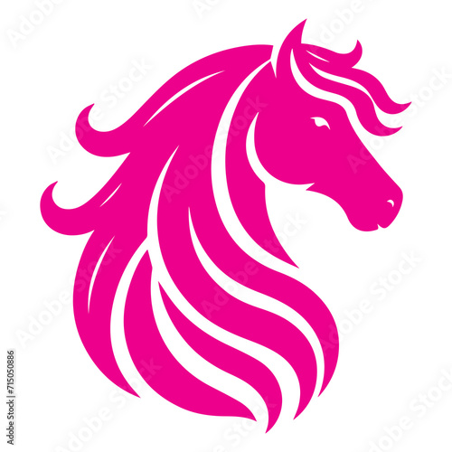 Horse shape illustration art icon background removed