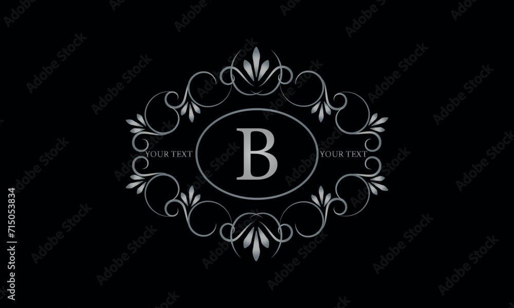 Logo design for hotel, restaurant and others. Monogram design with luxury letter A on dark background Logo design for hotel, restaurant and others. Monogram design with luxury letter A on dark background