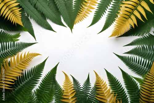 fern leaf background.