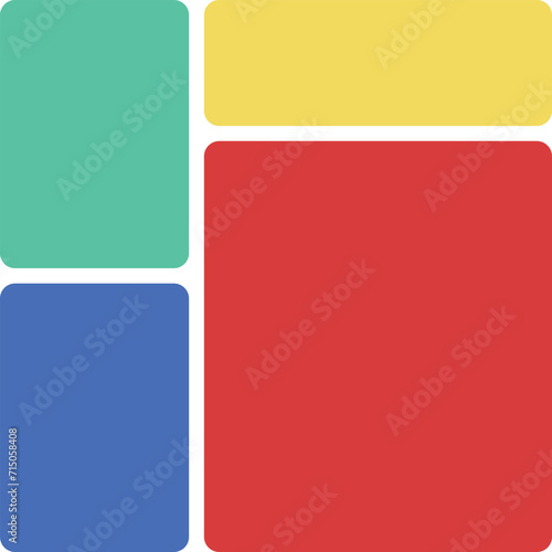 Wallpaper Mural Trending Bento Box or Bento Grid UI UX template. Square Grid. Torontodigital.ca