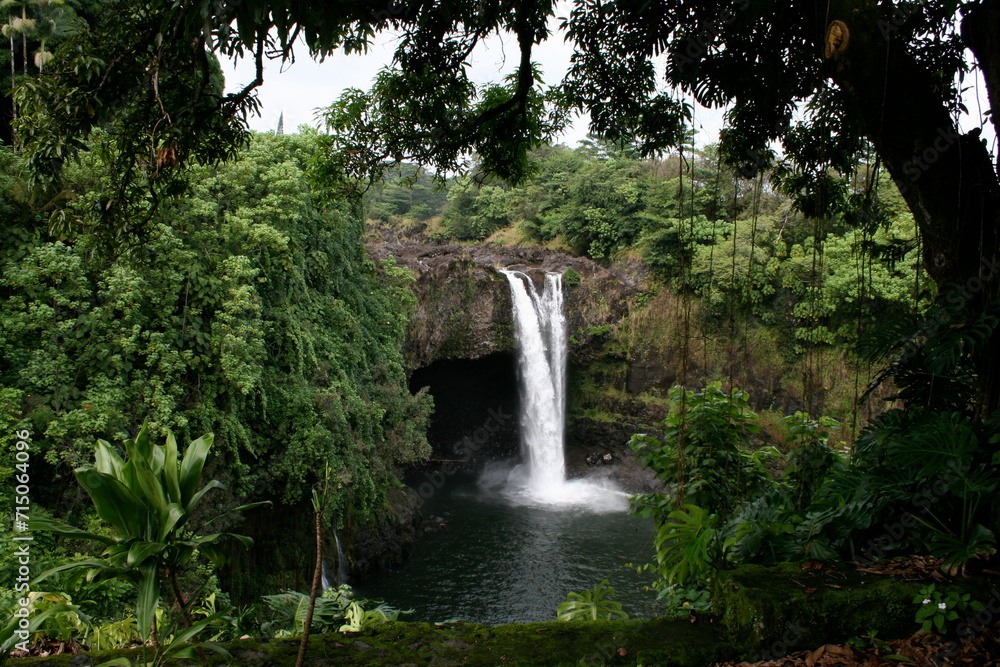 Rainbow Waterfall Hawaii