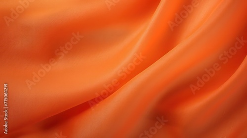 tangerine orange abstract vintage background for design. Fabric cloth canvas texture. Color gradient, ombre. Rough, grain. Matte, shimmer © ASA Creative