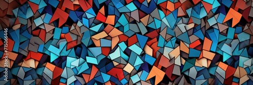 A colorful tessellation pattern