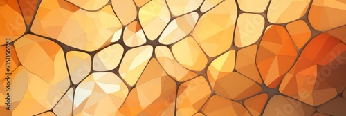 Amber pattern Voronoi pastels