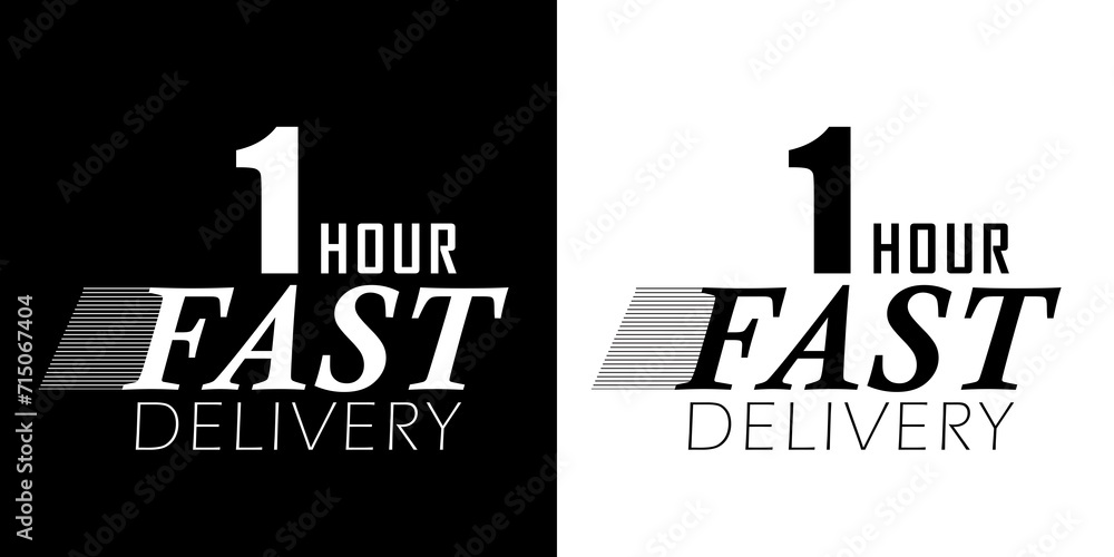 Fast delivery in 1 hour. Express delivery, fast and urgent shipping