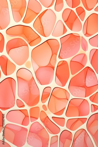 Apricot pattern Voronoi pastels