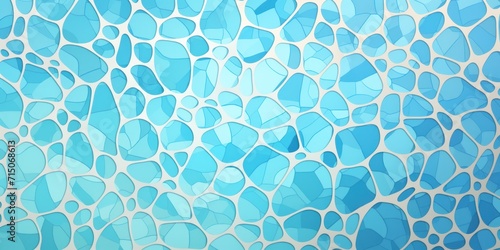 Aqua pattern Voronoi pastels