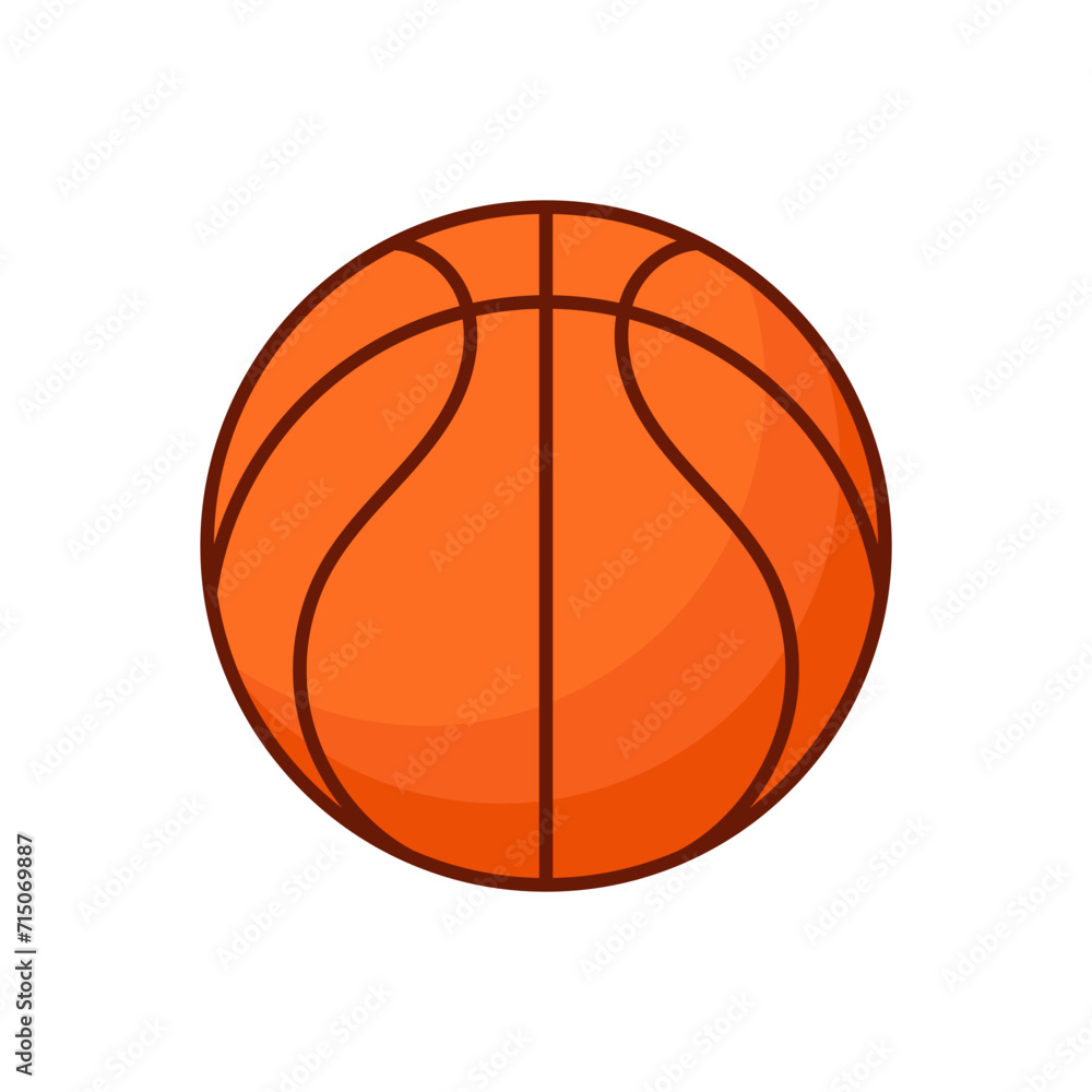 Basketball sports and recreation vector illustration graphic