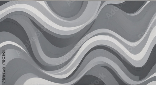 Gray Elegance: Abstract Background Adorned with Subtle Waves