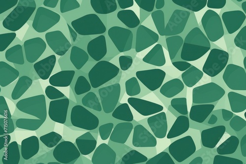 Forest green pattern Voronoi pastels