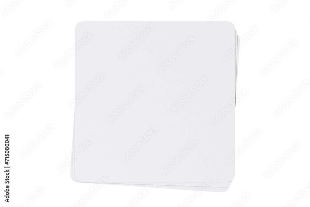 Stack of square stickers badge Stack of square stickers badge