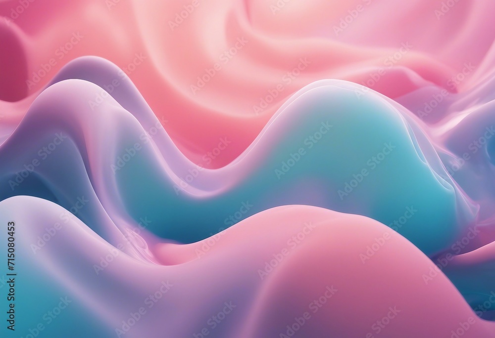 Abstract luquid waves flow Pastel gradient background