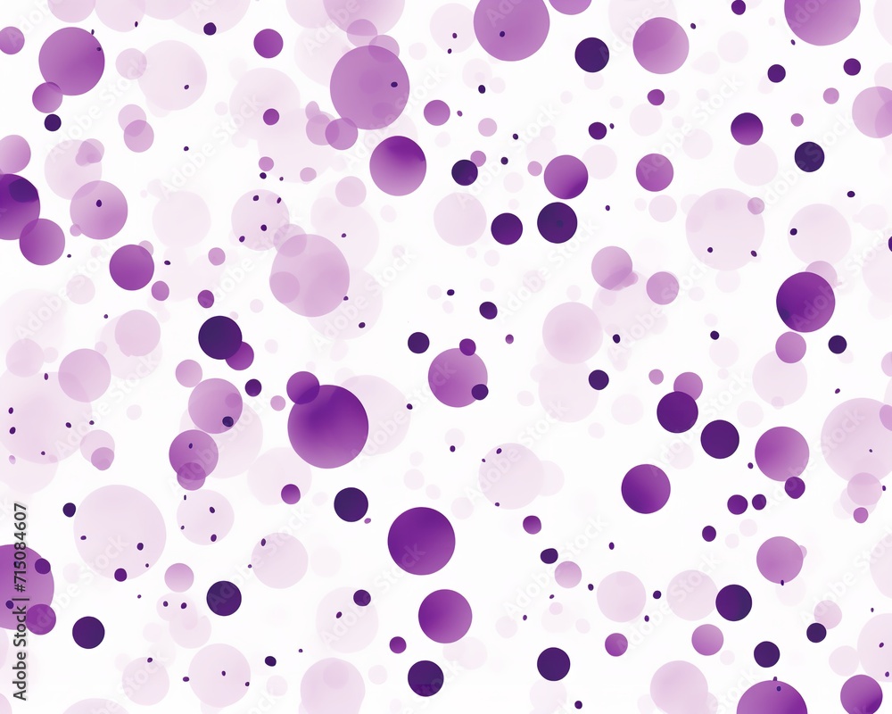 Purple Dots on a White Background with a Clean Aesthetic