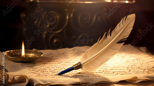 Timeless Tales: The Quill's Ancient Script