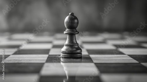 Black and white chess board