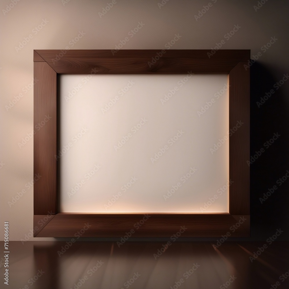 empty frame on the wall empty frame on the wall