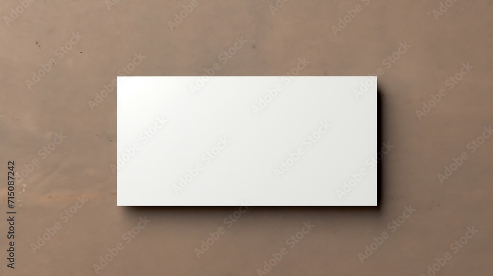 Fototapeta premium blank paper frame on a wall