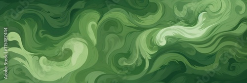 Moss green marble swirls pattern
