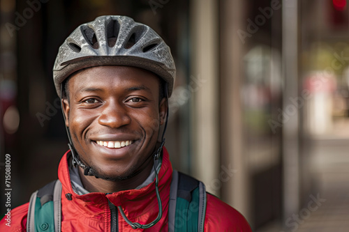 Portrait of a happy biker  © Henrry L